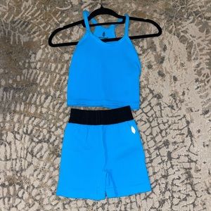 Free People Blue Athletic Shorts
